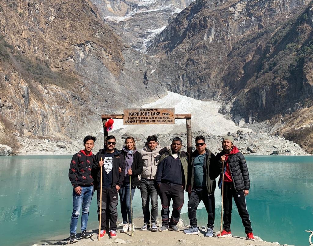Khapuche Glacier lake